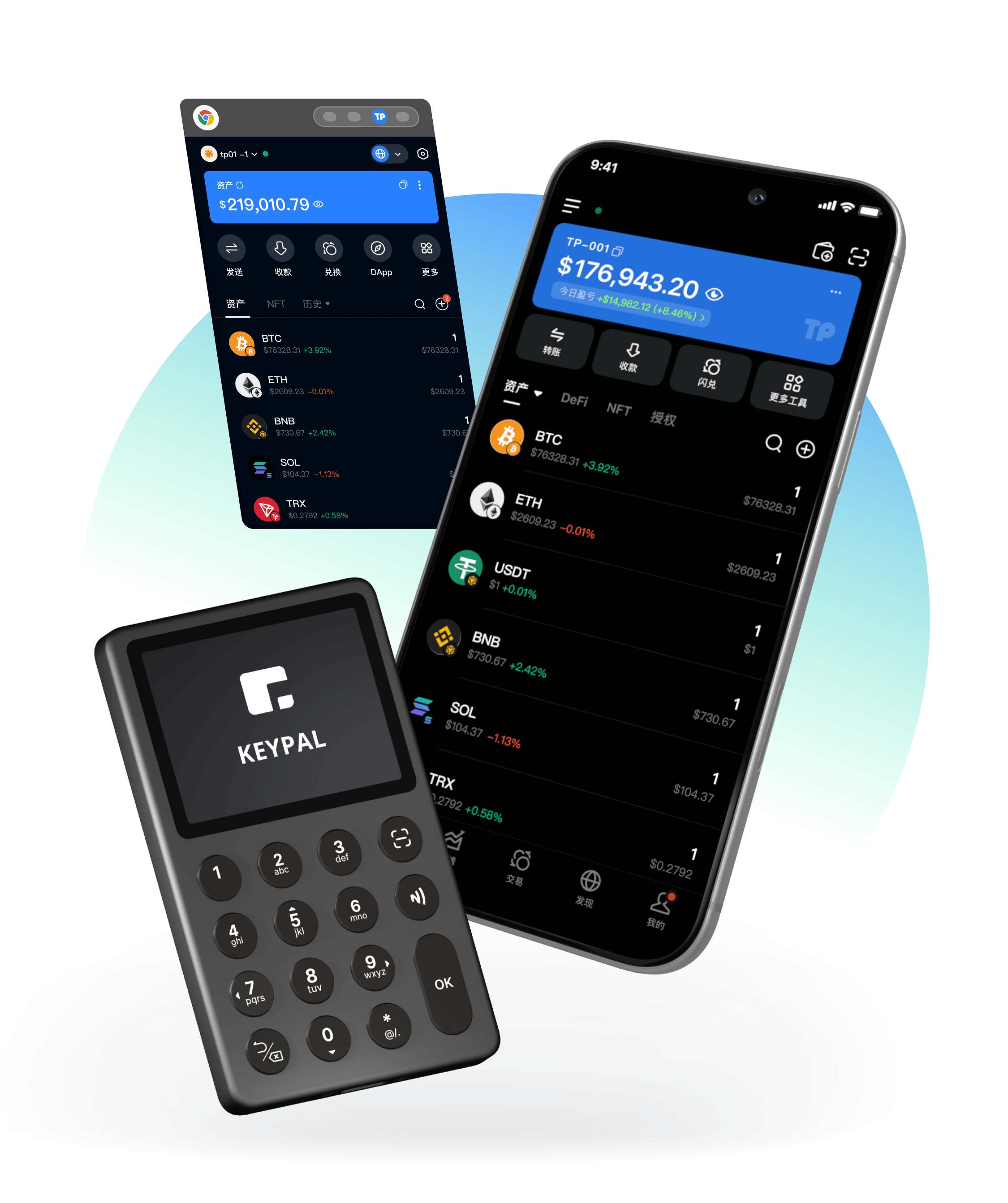TokenPocket 多鏈資產控制台